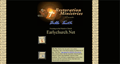 Desktop Screenshot of earlychurch.net